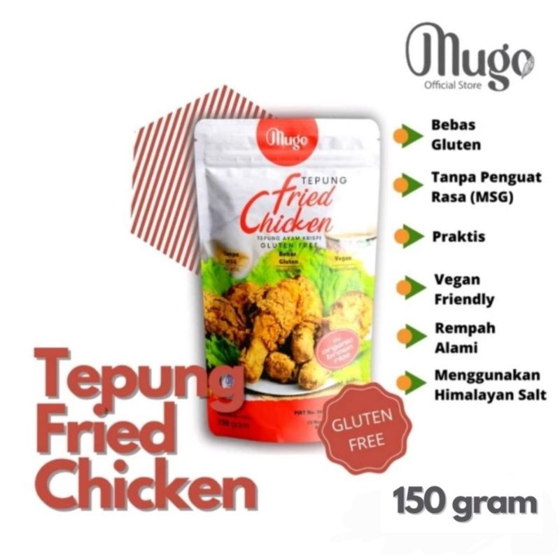 

Mugo Tepung Bumbu Ayam Goreng Gluten Free Non MSG 150g