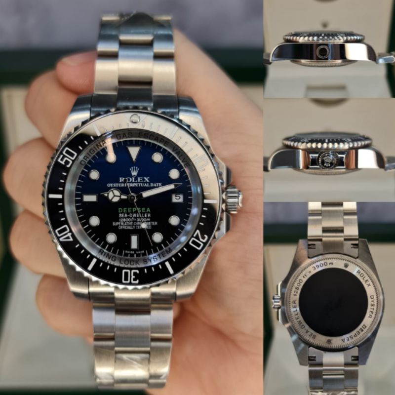 Jam Tangan Rolex Deepsea Autometic Super Premium Graden AAA - Jam Tangan Pria Rolex Super Mewah - Bi