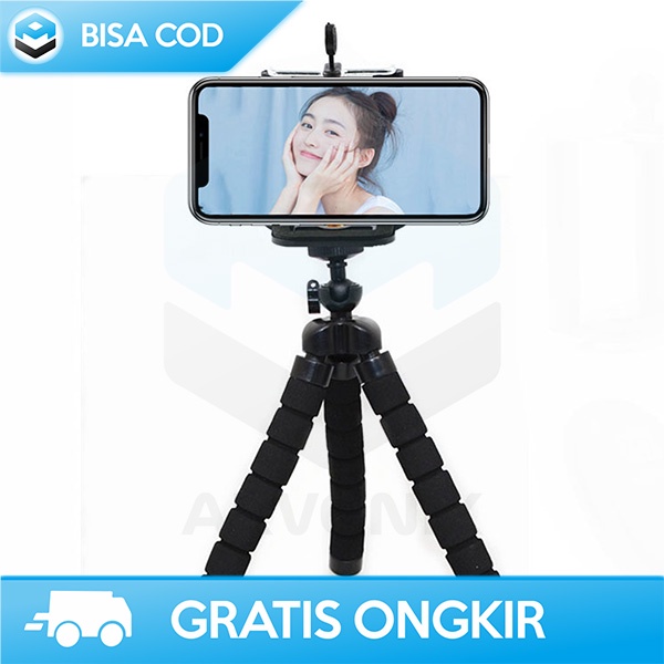 TRIPOD MINI FLEKSIBEL TRIPOD GURITA BY COOLJIER FOR SMARTHPHONE CAMERA