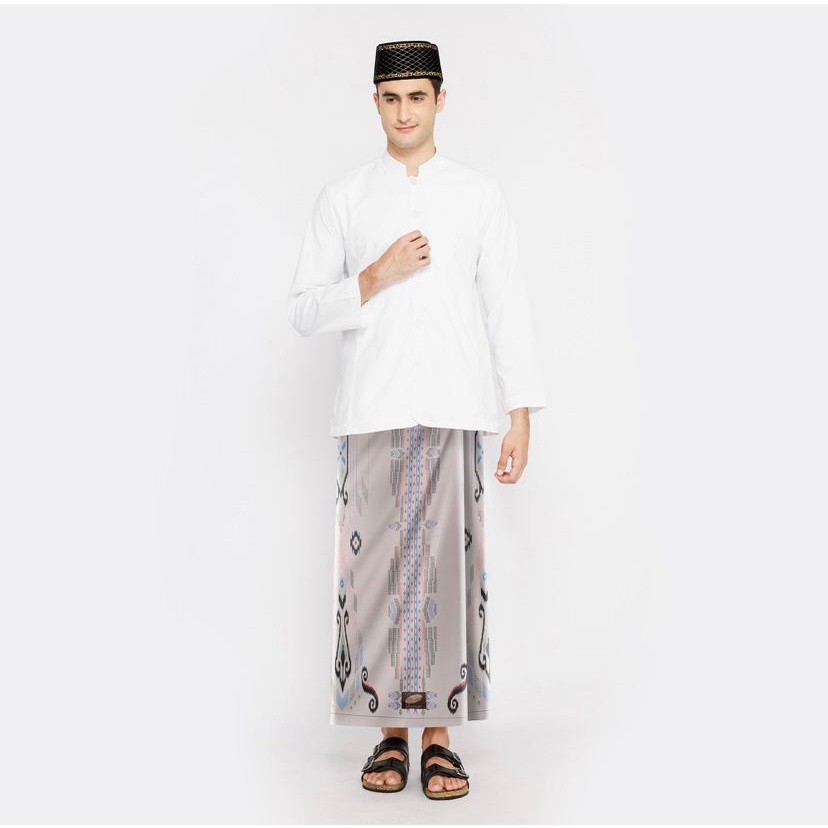 Sarung atlas idaman 555 motif kembangBHS SGE SGF
