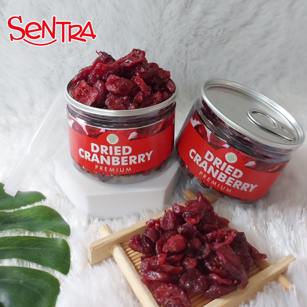

Dried Cranberry || Buah Cranberry Kering Premium Kemasan PET CAN