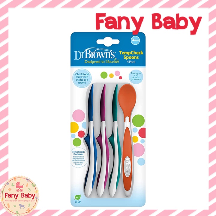 DR BROWN'S TEMPCHECK SPOONS 4PACK