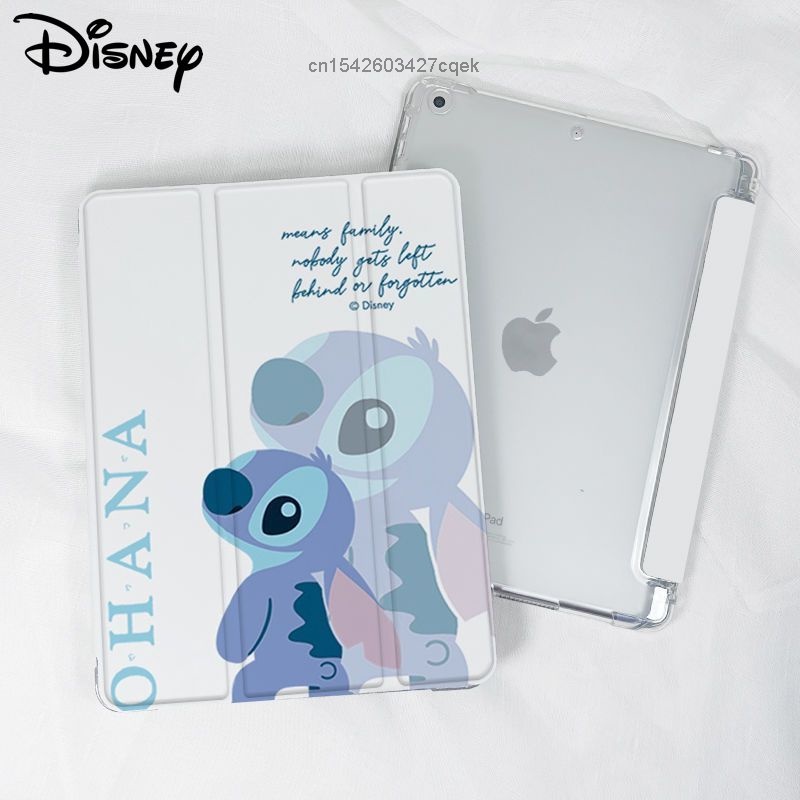 Disney Cartoon Stitch IPad Protective Case Pro 2021 10.2 11 12.9 Inch Three Fold Cover IPad Air 5 4 