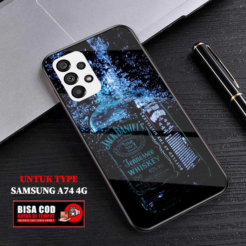 Case Samsung A74 4G - AGM CASE - Fashion Case hp Samsung A74 4G - Casing hp Samsung A74 4G - Silikon