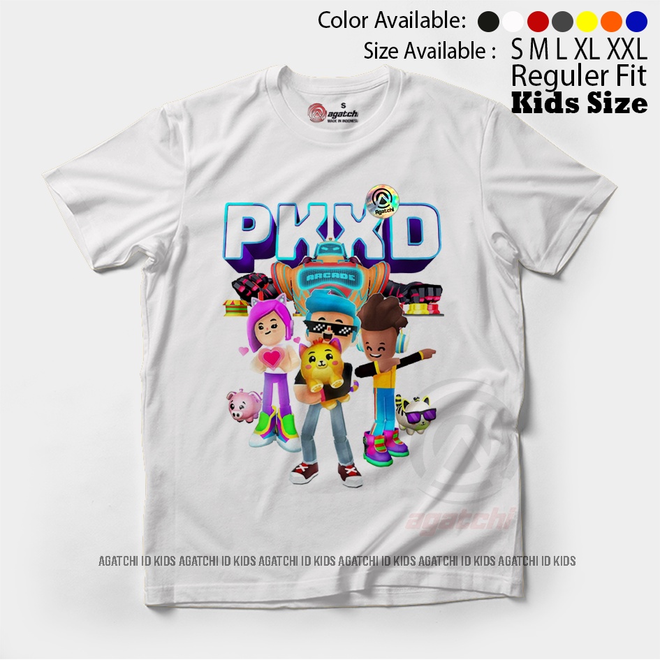 Baju Kaos Anak Laki - Laki Dan Anak Perempuan Agatchi Motif Game PKXD