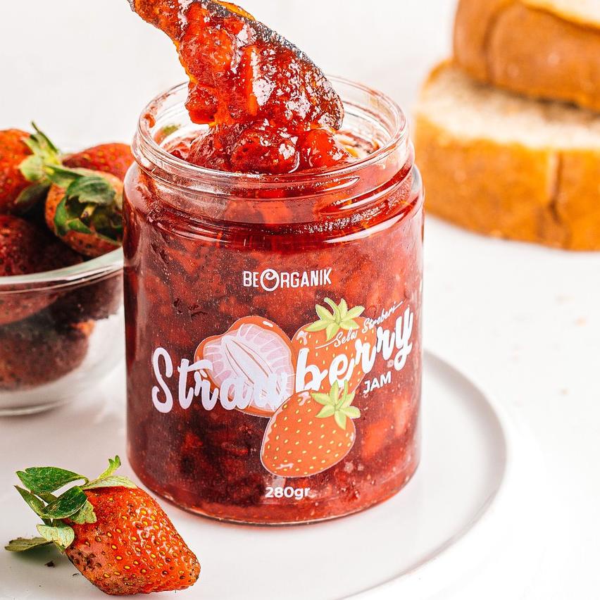 

⅍ Beorganik Strawberry Jam / Selai Stroberi 280gr ❋
