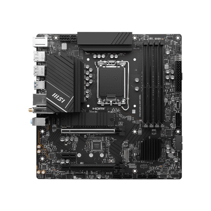 MSI PRO B760M-A WIFI DDR4 (Intel LGA 1700, Gen12, Gen13)