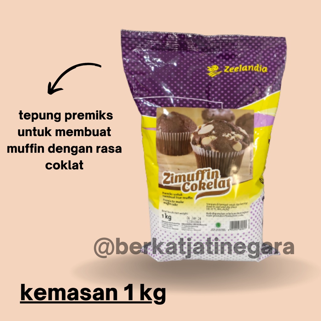 ZEELANDIA ZIMUFFIN KEMASAN 1KG / TEPUNG PREMIX / TEPUNG MUFFIN