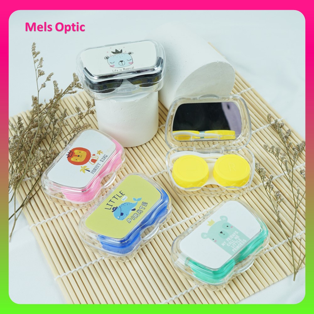 Tempat Softlens Mini Kartun Tranparan