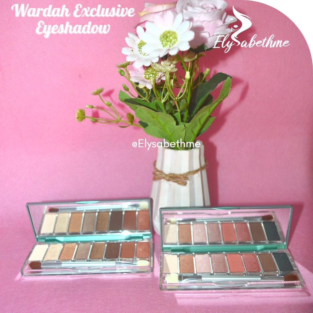 ✿ELYSABETHME✿ Wardah Exclusive Eyeshadow Pallette perona mata berwarna tahan lama anti luntur