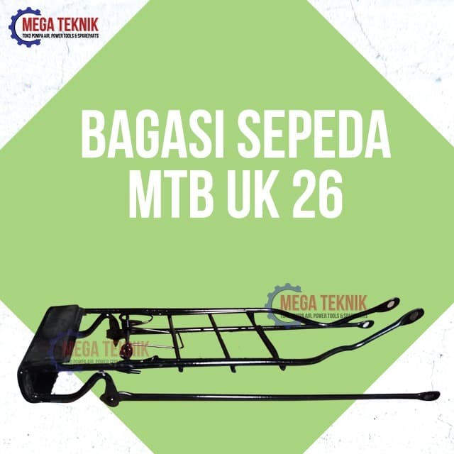 *#*#*#*#] Bagasi Rak Besi Dudukan Boncengan Jok Belakang Sepeda MTB Ukuran 26