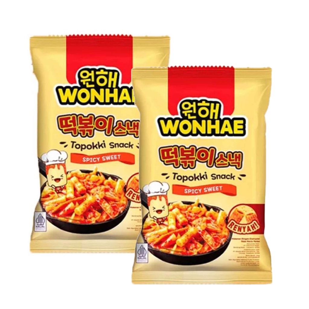 Wonhae Snack/ Topokki Snack/ Spicy Sweet/ Topokki/ 80gr