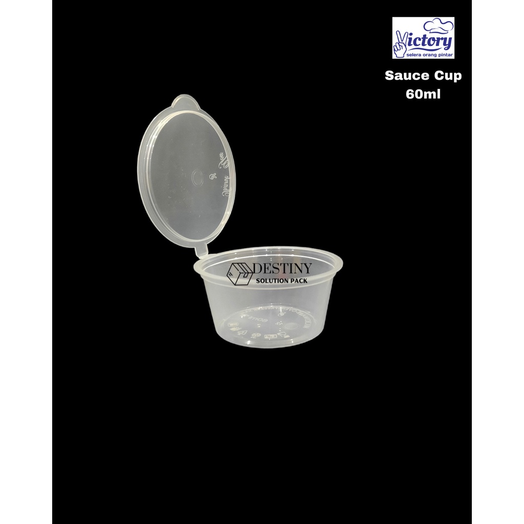 Thinwall Sauce Cup Victory 60ml (min pembelian 10 pcs)