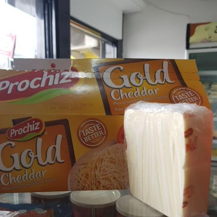 

Tren Baru prochiz gold potongan (-+250gr)/keju cheddar prochis