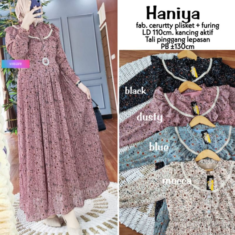gamis ceruti HANIYA  MAXY by vinstore(narenda)