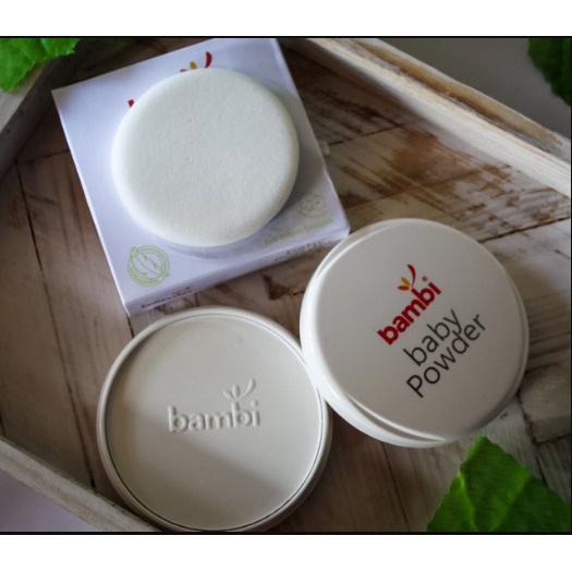 BAMBI Bedak Padat Bayi / Baby Compact Powder 40gr