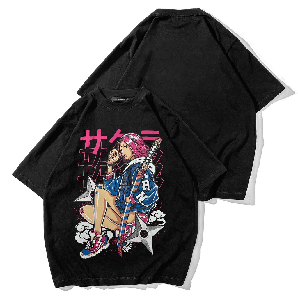 [Oversize] BAJU KAOS OVERSIZE / OVERSIZE T-SHIRT &quot;Sakura&quot;