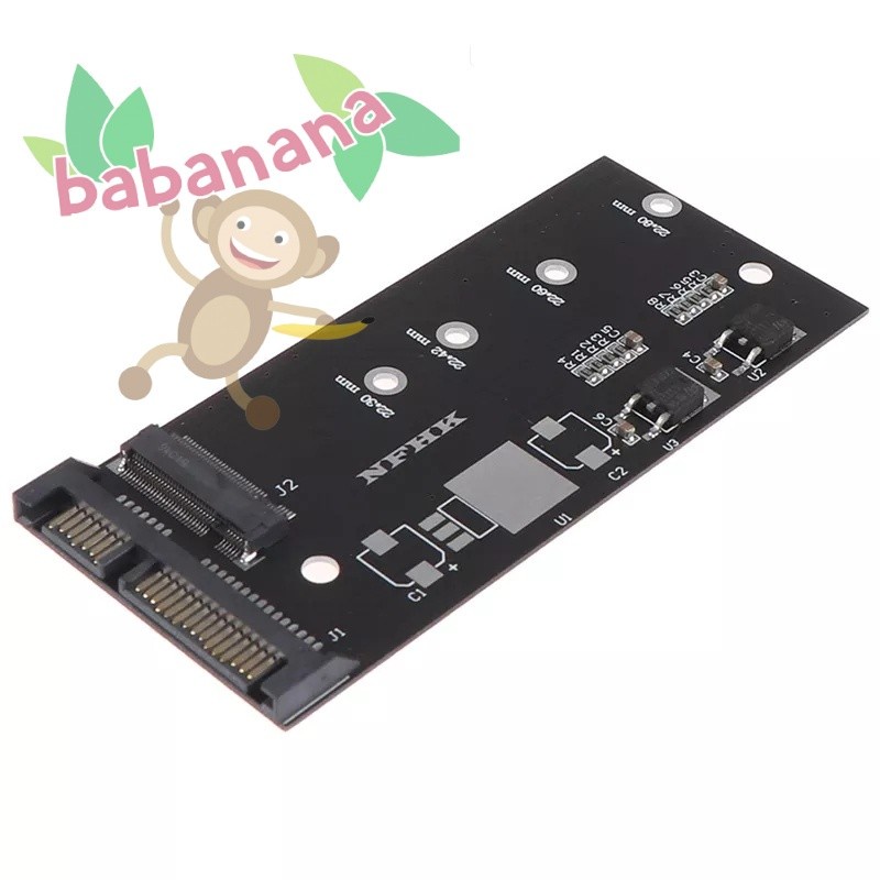 SATA to M.2 SATA NGFF B + M KEY CONVERTER ADAPTER SSD HDD HARDISK PC KONVERTER M.2SATA III 6GBPS CARD