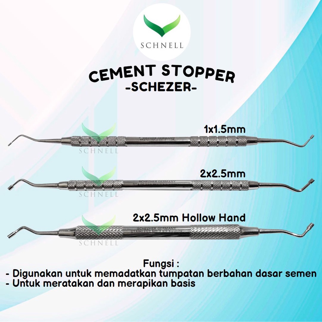 

Cement Stopper Plain Tips Schezer Dental Instrument