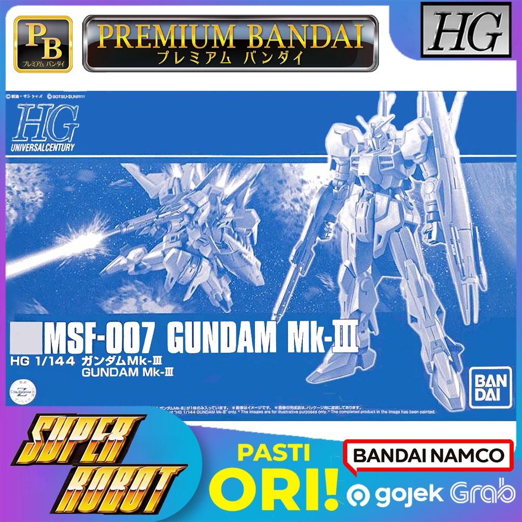 BANDAI HG MSF-007 Gundam Mk III / Mark 3 - HGUC P-BANDAI Limited