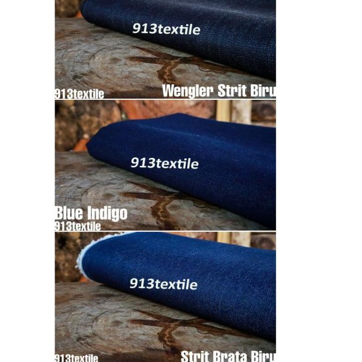 ۞ Kain Jeans Meteran Murah Melar Tebal 13 oz ←