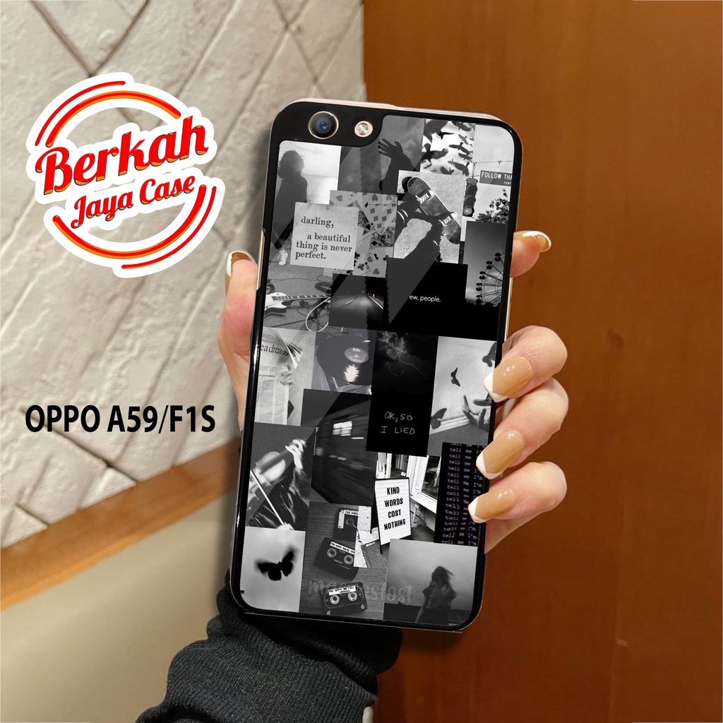 Case OPPO A59 F1S Casing OPPO A59 F1S Case TMBLR AESTHE Cassing Terlaris Case Keren Casing Hardcase 