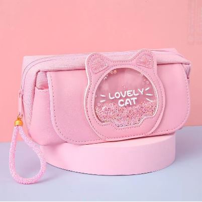 

Kotak Pensil 3D CAT PINK