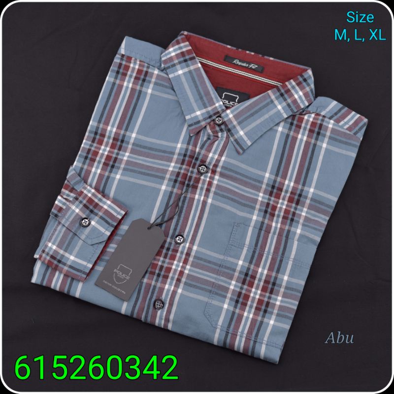 Kemeja Lengan Panjang Pria Police Denim Industry 615260342