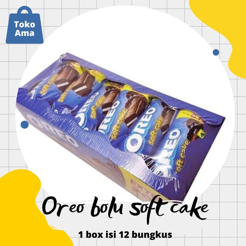 

OREO BOLU SOFT CAKE 1 BOX ISI 12 BUNGKUS