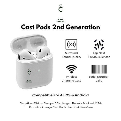 Cast Pods 2nd Generation 2023 Upgrade by iCast Official