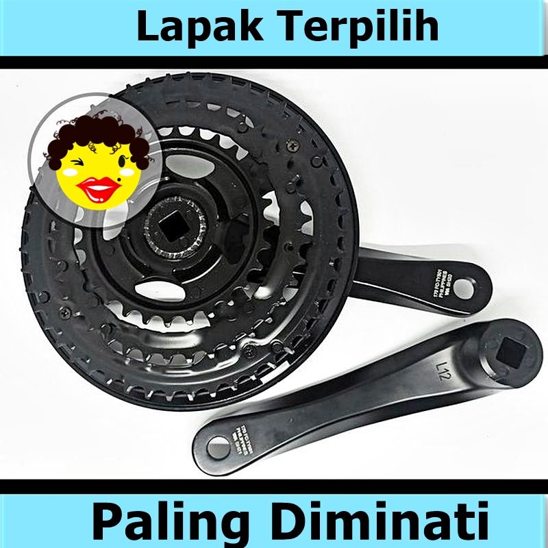 Gir Gear Crank Sepeda Shimano FC TY501 48T Sepeda murah