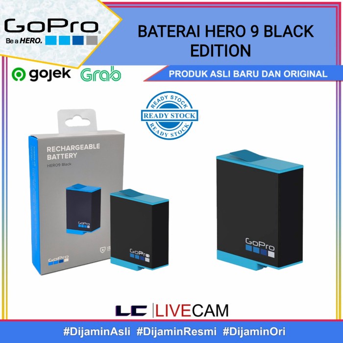 Best Seller Baterai Gopro Hero 9 Black / Battery Gopro Hero 9 Black