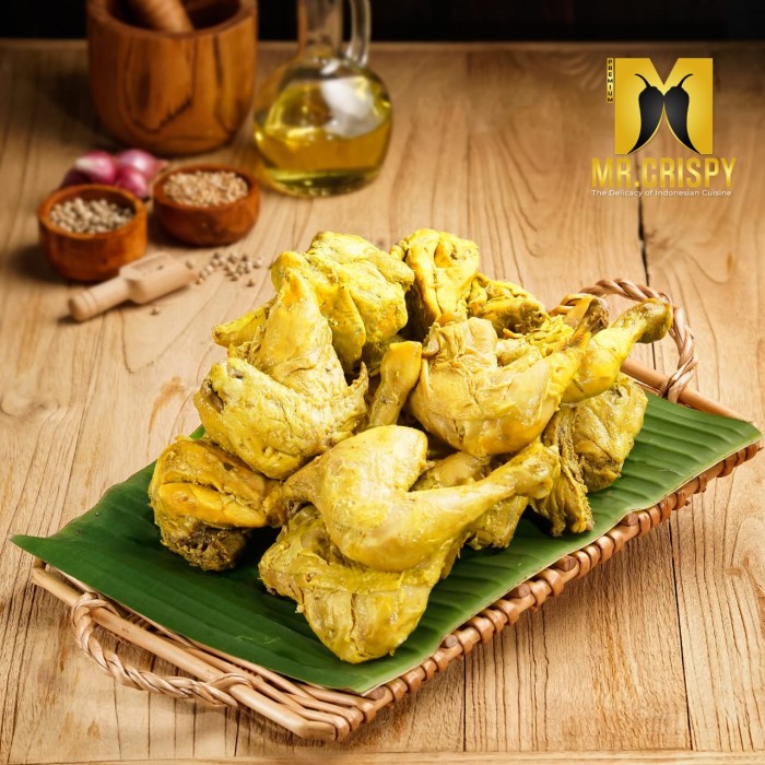 

Ayam Bumbu Kuning/Ayam Bumbu Rempah Isi 4Pcs