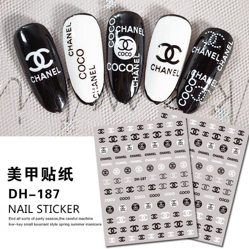 HOT NEW STICKER PITA CHNL PREMIUM QUALITY STIKER KUKU PITA / Dekorasi Hiasan Nail Art Kuku