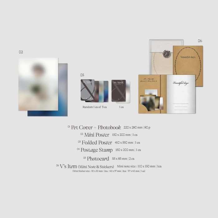 

Terlaris [Terbatas] Bts - Special 8 Photo-Folio Me, Myself, And V 'Veautiful