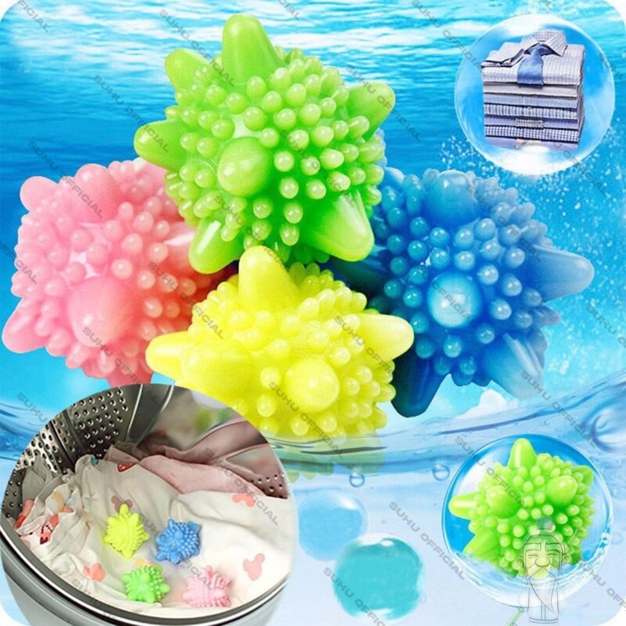 MAGIC BALL LAUNDRY / WASHING BALL / Bola Mesin Cuci Pembersih Pakaian