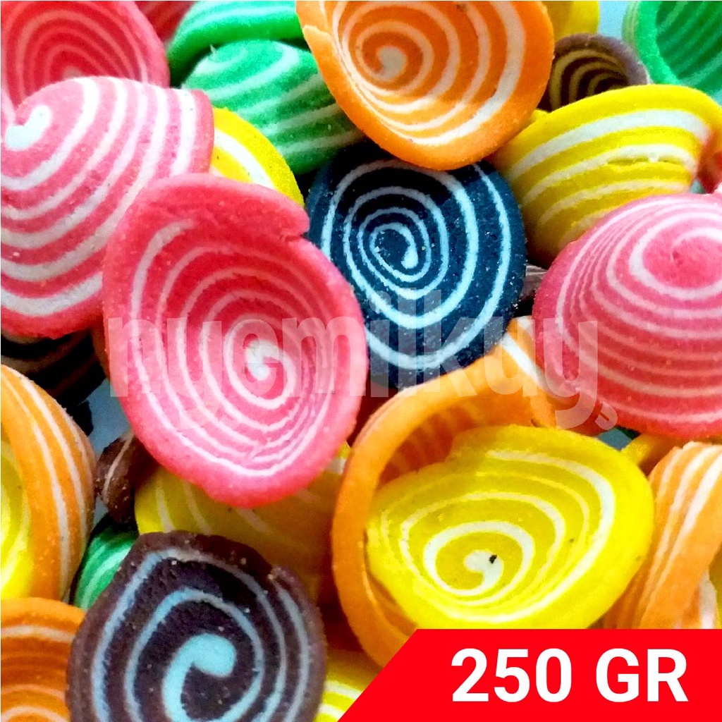 

Kuping Gajah Rainbow Mini 250GR | Kujah Rainbow | Camilan Grosir Nyemilkuy FREE PACKING