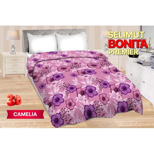 Ss Selimut Bulu Dewasa Bonita Premier 160x200 cm Printing 3D