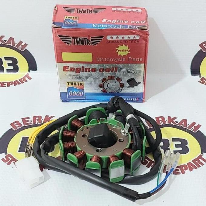 Spul Ktm 200Cc 11 Pole/Lilitan - Sparepart Motor Roda Tiga - Viar