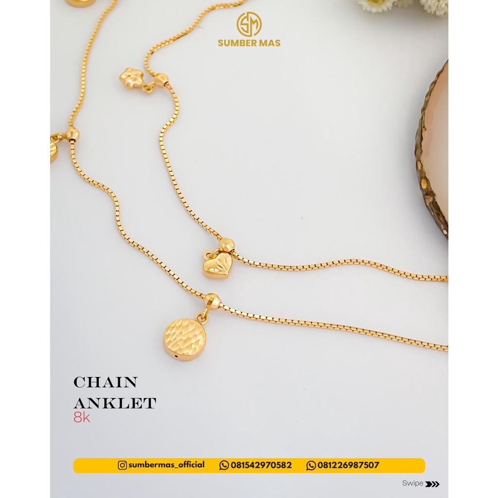 CHAIN ANKLET 8K - SUMBER MAS