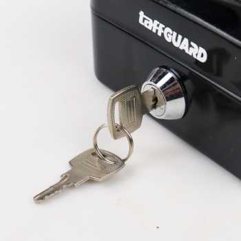 Kotak Brankas Tempat Uang Safe Deposit Money box Key Lock 12.5x9.5x6cm dengan Kunci Pengaman / Brankas Brangkas Berangkas Penyimpanan Uang Cash Perhiasan Emas Dokumen Barang Berharga Aman Anti Maling / Tempat Uang Kotak Penyimpanan / Celengan Uang Cash