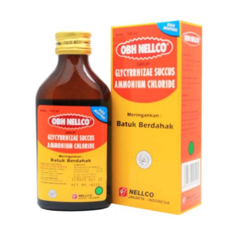 

OBH NELLCO SYRUP MENTHOL 100ML / OBAT BATUK / FLU