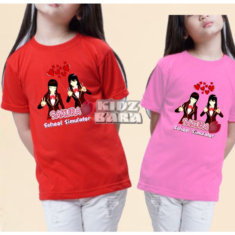 kaos baju anak sakura simulator/baju sakura simulator anak