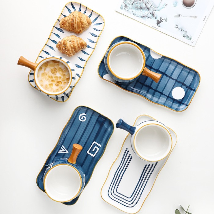 Terlaris Breakfast Set Bowl Tray Japanese Style