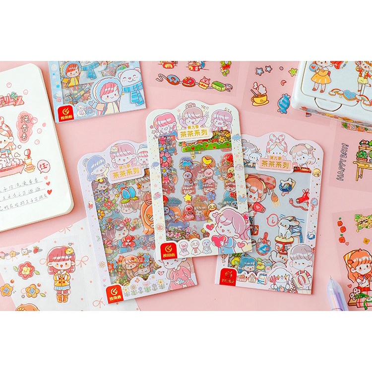 

GM - STIKER 4 LEMBAR MANDOU STIKER ANIME GIRL STIKER CUTTING STIKER DECORATIVE STIKER BUKU STIKER LABEL BUKU SCRAPBOOK BUKU DIARY