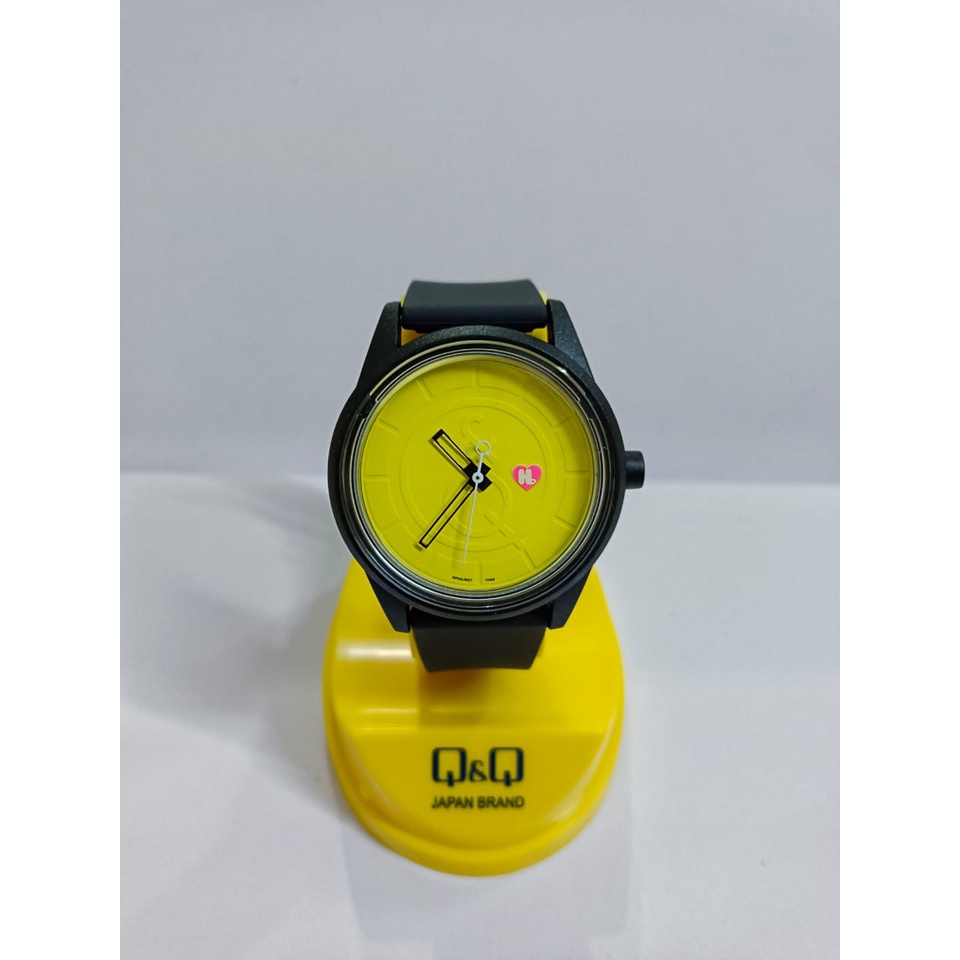 BIG SALE Jam Tangan Pria Classic Casual Rubber Analog Original Q&amp;Q QNQ QQ Smile Solar