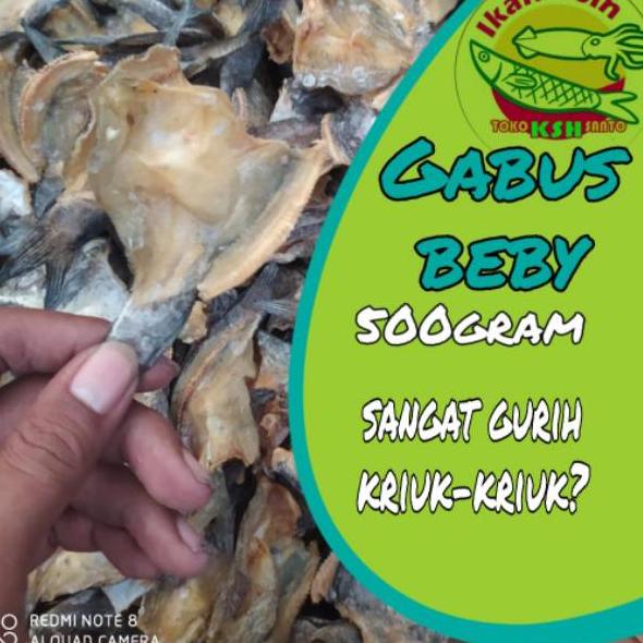 

♪ Ikan asin gabus beby-500gram ✫