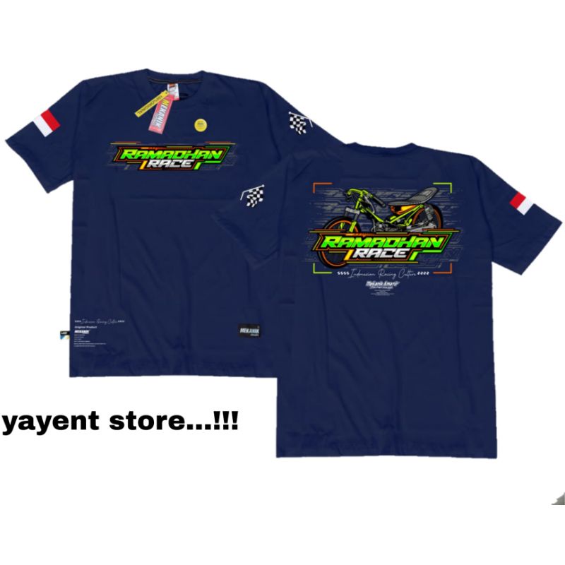 T-sthirt MK RAMADHAN RACE PRIA ORIGINAL KAOS DISTRO PRIA KAOS RACING TEAM KAOS RACING RAMADHAN RACE 
