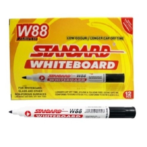 

STANDARD W88 WHITEBOARD MARKER ISI 12 PCS