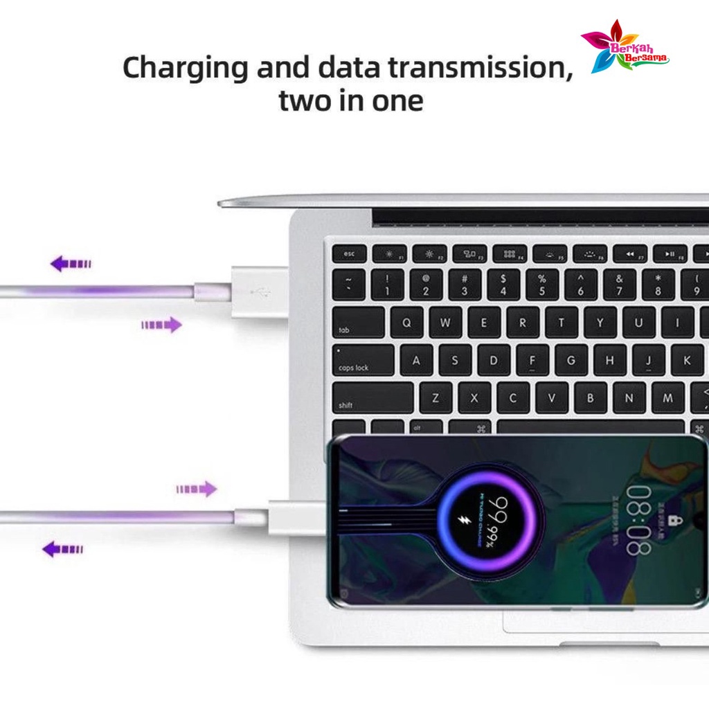 KABEL DATA XIAOMI MI NOTE 10 NOTE 9 PRO NOTE 11 PRO MI 10 MI 12 TIPE C TURBO CHARGE 5A FAST CHARGING BB7745